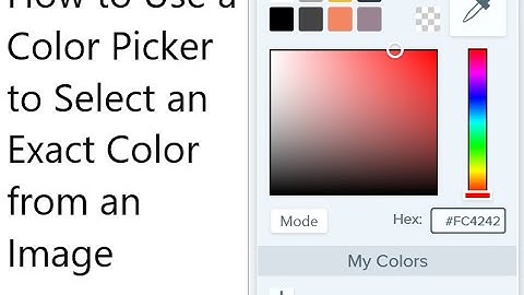 How to Use a Color Picker to Select an Exact Color from an Image