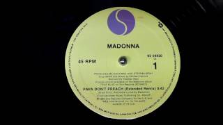 Madonna -  Papa Don't Preach (Extended Remix) (1986) HD