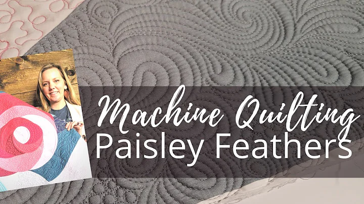 Machine Quilting Paisley Feathers | Angela Walters...