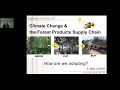 Climate adaptation in the northeasts forest products supply chain
