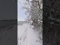 3rd person snow walk