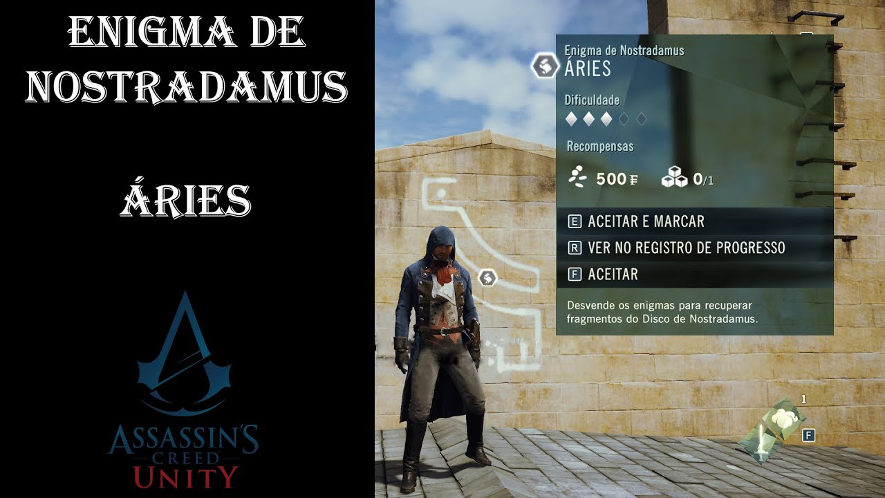 Assassin's Unity Enigma de Nostradamus Áries YouTube