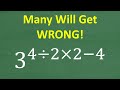 Understanding Exponents and Order of Operations