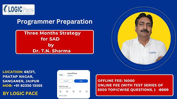 Programmer Preparation SAD Strategy by Dr. T.N. Sharma | How to Prepare SAD for RPSC Programmer 2024