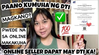 PAANO KUMUHA NG DTI PERMIT ONLINE?  (ONLINE SELLERS, KAILANGAN NIYO DIN TO🥰) | Thatsmarya screenshot 5