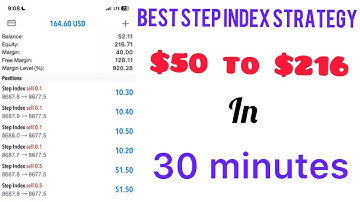 Step index most profitable strategy, turned $50 to $251 in 30minutes! #stepindex #forex #crypto