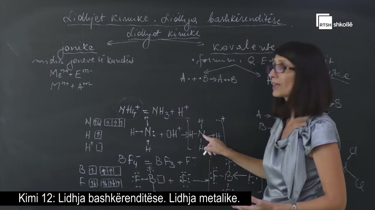 Lidhja bashkërenditëse. Lidhja metalike| Kimi 12