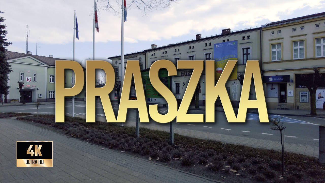 Praszka | Wiosna 2022 | Spacer po Praszce | Binaural Audio 🎧 [4k]