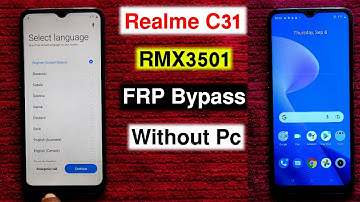 Realme C31 (RMX3501) FRP Bypass Android 11 New Security|Google Lock Remove Realme RMX3501 Without Pc