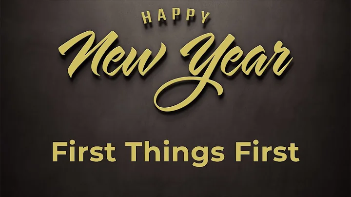 December 31, 2022 | First Things First | Rabbi Larry Feldman