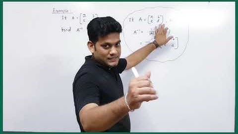 Adjoint and lnverse of a square matrix (MATHEMATICS 12th CLASS CHSE BOARD ODISHA)