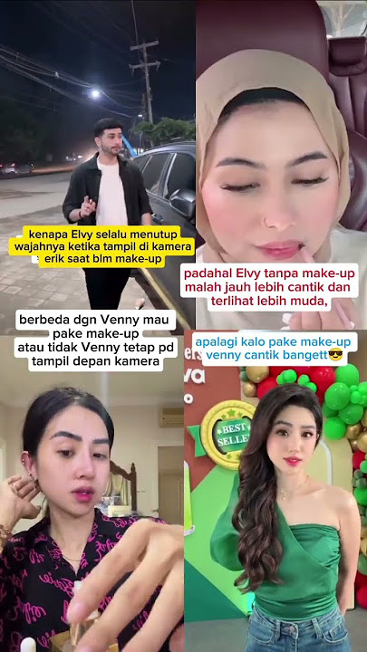 elvy gk pd tampil di camera orang tanpa make up #akashellahi #vennyalberti