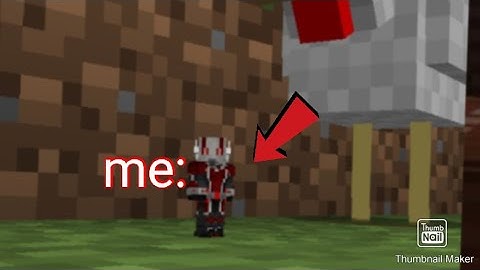 I became Ant-Man in Minecraft