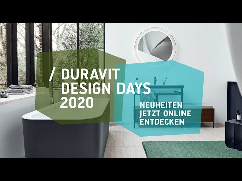 Video: Am 22. März Lädt Duravit Sie Zur Online-Konferenz Der Duravit Design Days Ein, Auf Der Die Neuen Produkte Vorgestellt Werden