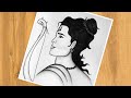 How to draw bhagwan ram  step by step  tutorial  pencil drawing easy  ayodhya ram ji drawing