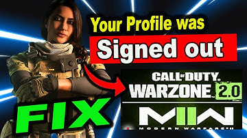 Your profile was signed out #mw2 fix | Modern warfare 2 #profile #signed out || by borntoplaygames