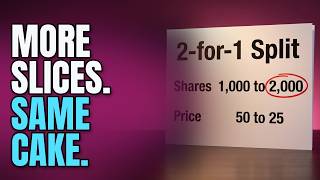 Stock Dividends vs Stock Splits Explained Stock Split What Happens To Your Money