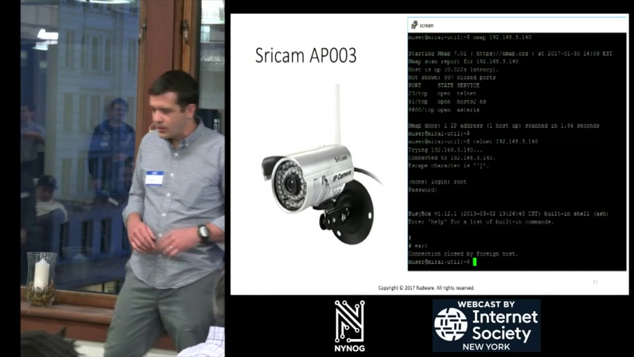 NYNOG3 - Mirai: Inside an IoT Botnet - Ron Winward