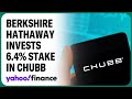 Buffett&#39;s Berkshire Hathaway reveal $7B stake in Chubb