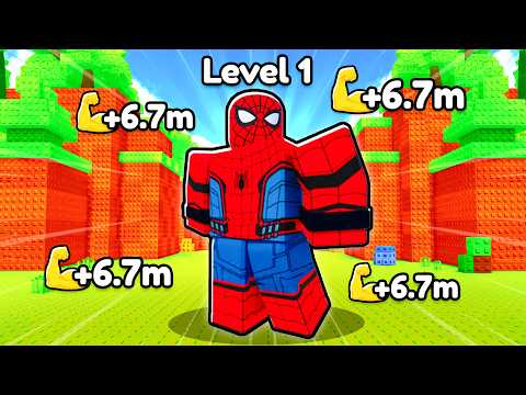 I Went From a NOOB to Most OP SPIDERMAN in Roblox +1 Spider Evolution!
