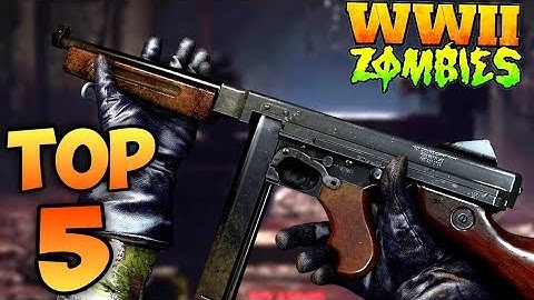 TOP 5 PACK A PUNCHED GUNS IN WW2 ZOMBIES! - Call of Duty Zombies Top 5 List - WW2 Zombies PAP