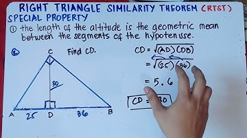 Right Triangle Similarity Theorem | Explain in Detailed | With Several Examples |