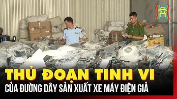 Thủ đoạn tinh vi của đường dây sản xuất xe máy điện giả | Bản tin 141