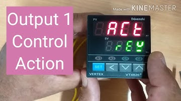 programming /Parameter Setting in Vertex VT4826 PID/Temperature  Controller