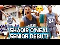 SHAQIR O'NEAL THROWS IT DOWN IN SENIOR DEBUT! Wild 17 POINT 4th Quarter Comeback To Force OVERTIME 🍿