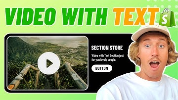 Add Video with Text to Shopify in 2025 | No Code Tutorial