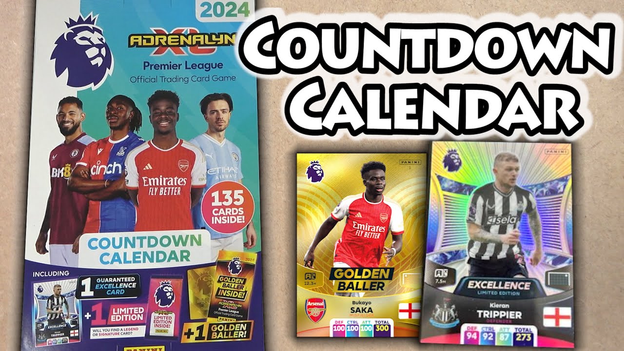 UK Panini Premier League 2024 23/24 Adrenalyn XL Soccer Card Game Starter  Pack