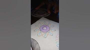 how to make a spirograph design #like #subscribe#spirograpg #spiral art#spiral art design