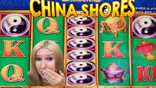 CHINA SHORES Slot Machine maybe TODAY?!💥#slots #casino #konami #slotsmachines #gambling screenshot 1