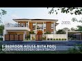 D08  dream house idea  28m x 33m lot modern house with pool