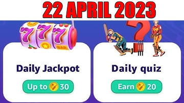Amazon Funzone Runs Quiz Answers Today | Amazon Quiz Today | 22 April 2023