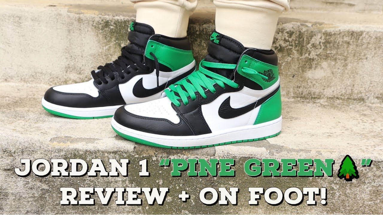 pine green 1s on feet