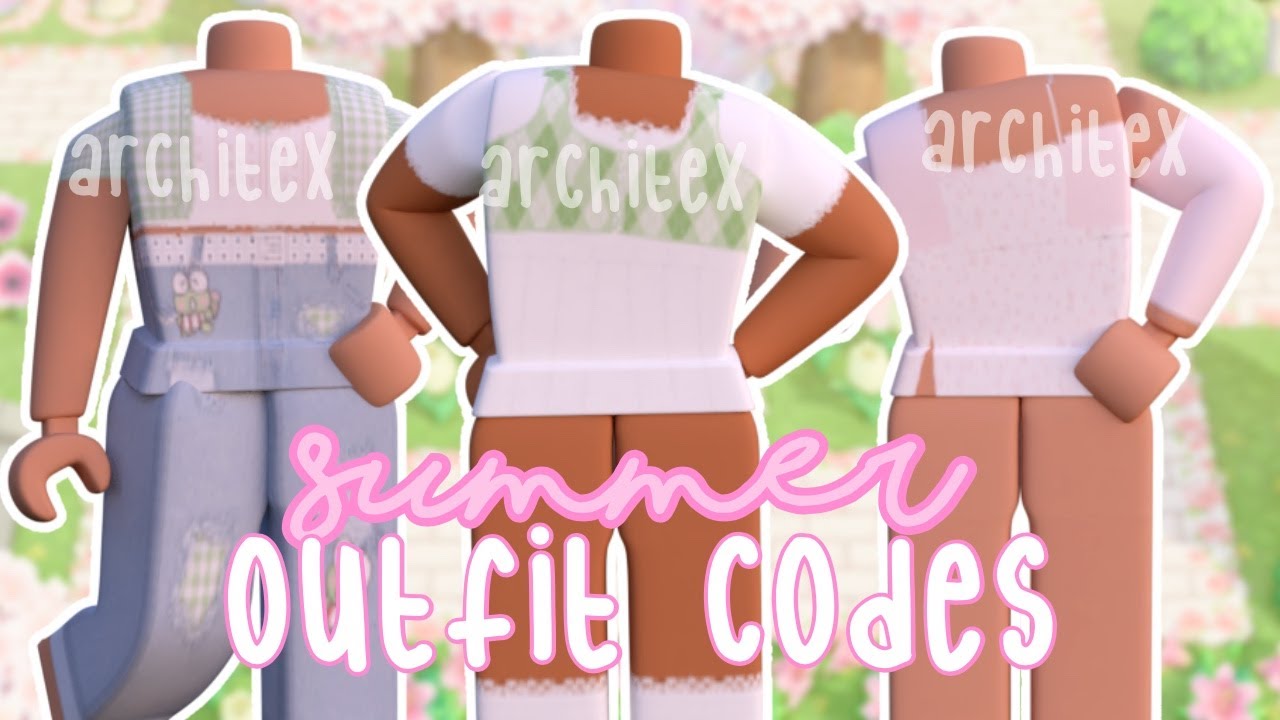 AESTHETIC SUMMER OUTFIT CODES FOR BLOXBURG *WITH LINKS* || blox ...