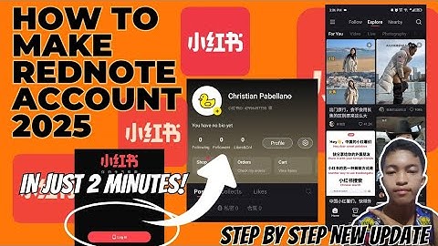 How to Create REDnote Account | Sign up/Log in REDnote app 2025