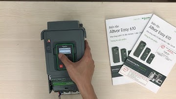 Hướng dẫn điều khiển biến tần Schneider ATV610 bằng công tắc ngoài và biến trở ngoài