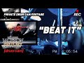 "Beat It” Sugarfoot DRUM CAM [split screen] - HIStory Tour