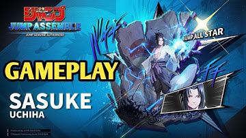 Jump Assemble: Sasuke Uchiha Gameplay