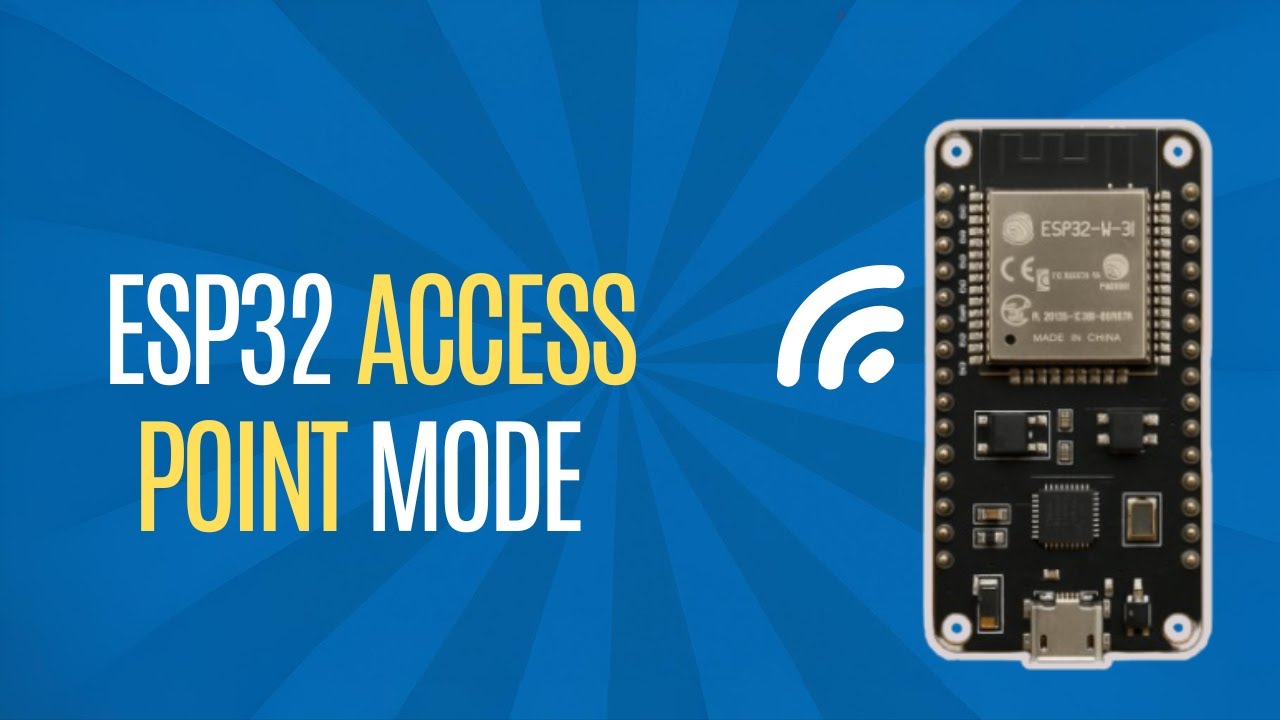 Turn On/Off ESP32 LED from Browser | ESP32 Access Point WebServer ...
