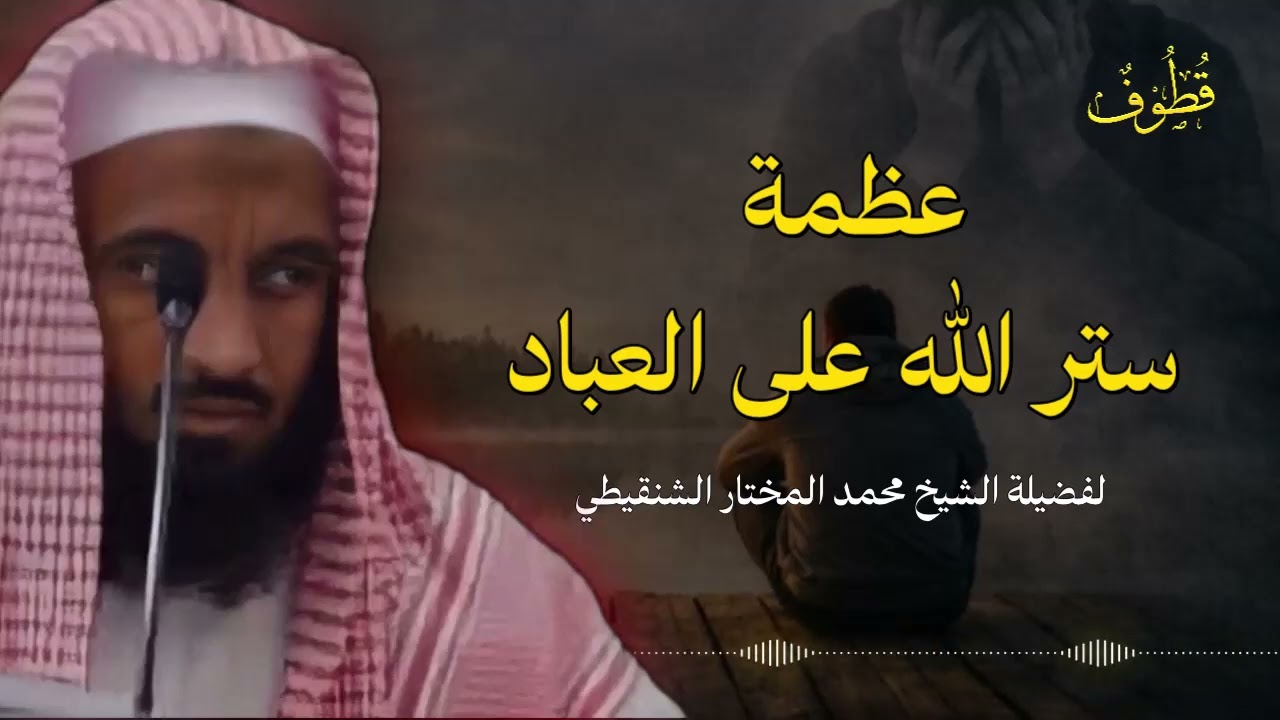 اعظم معني ستسمع لستر الله علي المسلم  الشيخ محمد المختار الشنقيطي.
