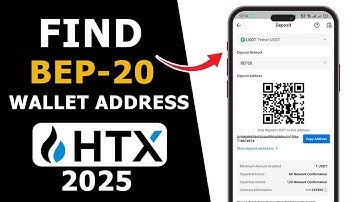 How to Find BEP20 Wallet Address on HTX with QR Code