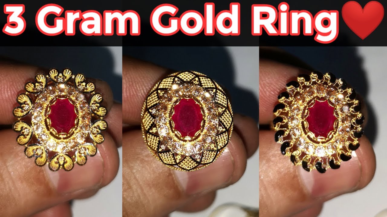 Natural Diamond Ring 0.18 CT / 3.30 gm Gold @ Jewel Hub