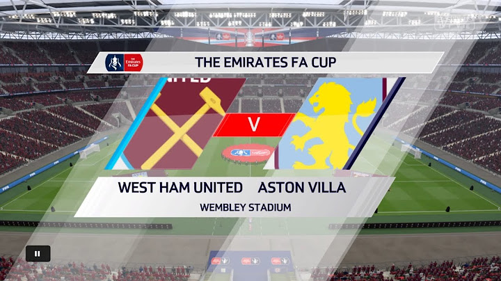 FIFA 19 | WEST HAM UNITED VS ASTON VILLA GAMEPLAY WALKTHROUGH FA CUP FINAL 1080/60HZ PS4