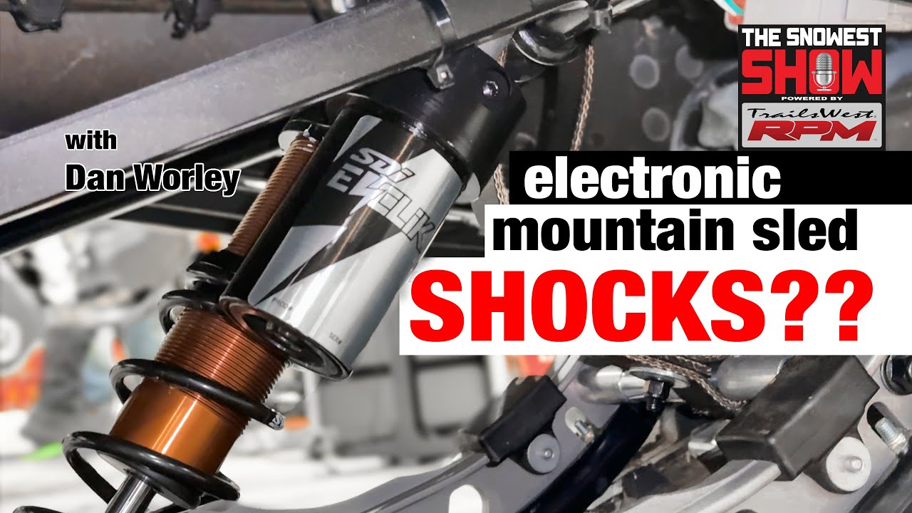 Первый взгляд на амортизаторы SDI E-Click для горных снегоходов.