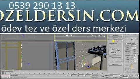 Modeling Architectural Metal - Part 1 - Renderable Splines 0539 290 13 13 | bitirme tezi