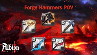 Dive Comp | Forge Hammers POV | Albion Online Hellgates 5v5