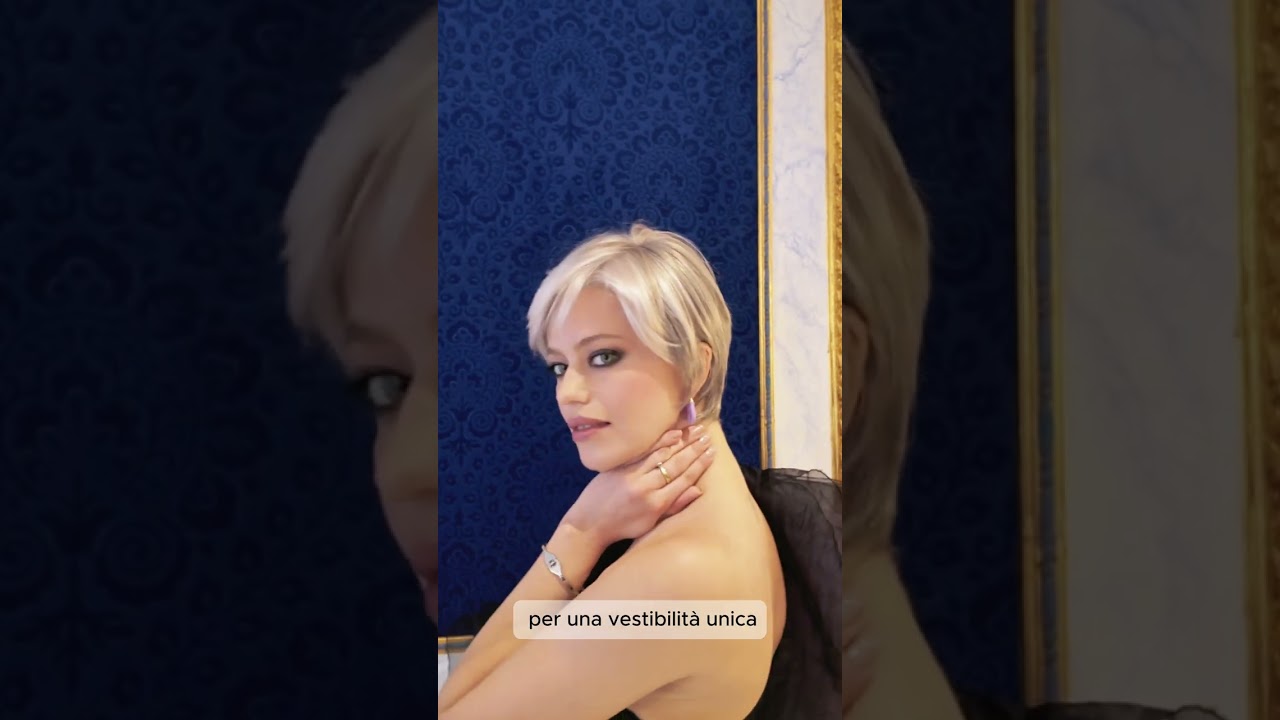 Parrucca corta bianca | Eleganza glaciale 